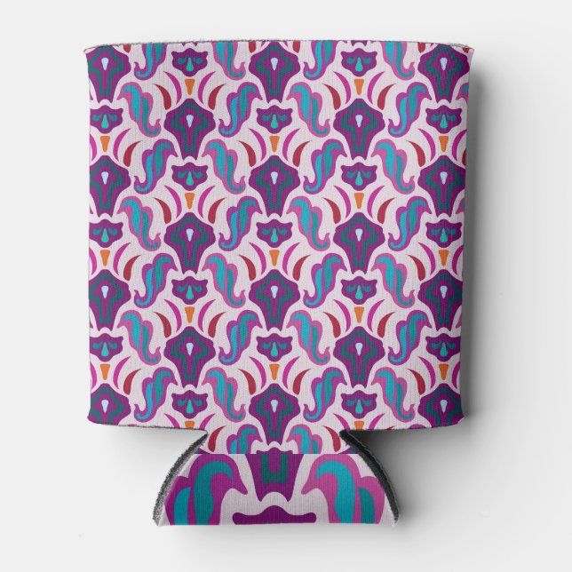 Art Deco: Editable Vintage Pattern Can Cooler (Front)