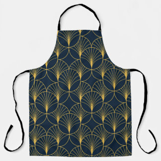Art Deco Elegance: Fan Motifs Apron