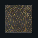 Art Deco Elegance: Geometric Glamour<br><div class="desc">Seamless geometric pattern on paper texture. Art Deco background Art Deco vibes in a subtle geometric pattern. Classic and elegant! Art Deco elegance, a fine pattern for a classic touch. art, geometric, background, gold, seamless, decor, classic, dark, ornament, modern, golden, illustration, texture, retro, line, blue, decoration, wrapping paper, elegant pattern,...</div>