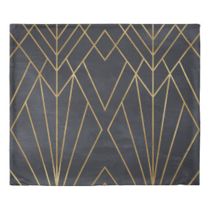 Art Deco Elegance: Geometric Glamour Duvet Cover