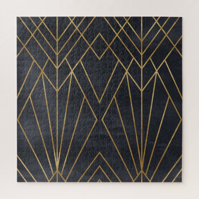 Art Deco Elegance: Geometric Glamour Jigsaw Puzzle (Vertical)