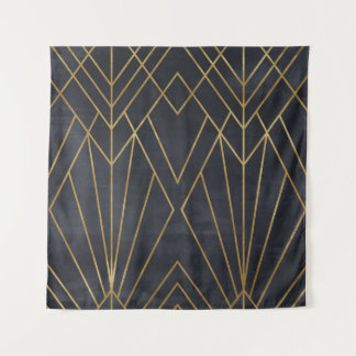 Art Deco Elegance: Geometric Glamour Tapestry