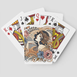 Art Deco Elegance Poker Cards