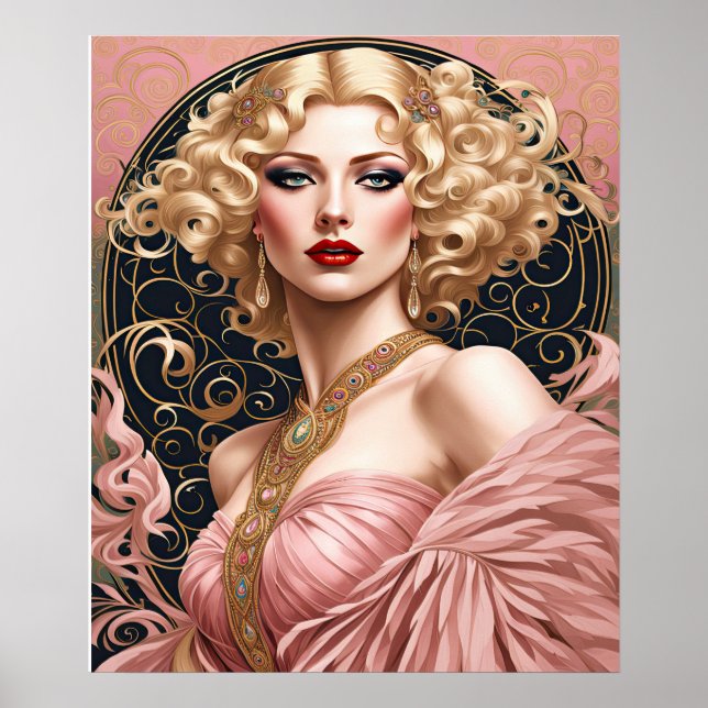 Art Deco Elegance Poster (Front)