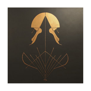 Art Deco Elegance Wood Art