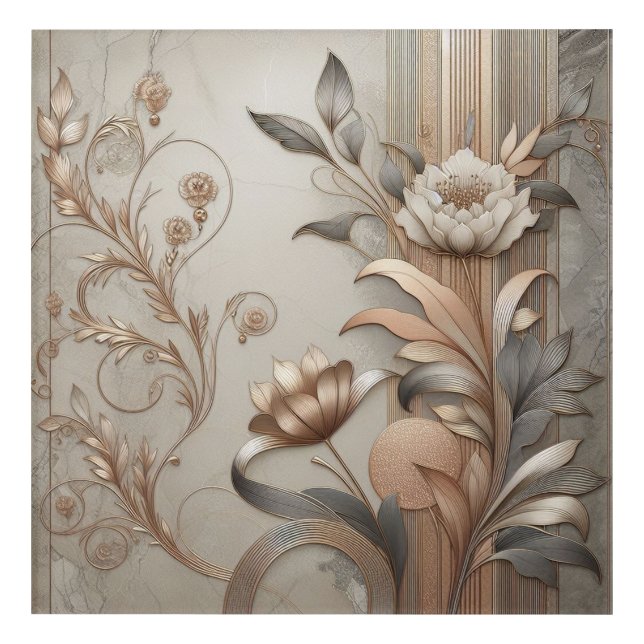 Art Deco: Elegant Botanicals and Geometric Luxury (Front)