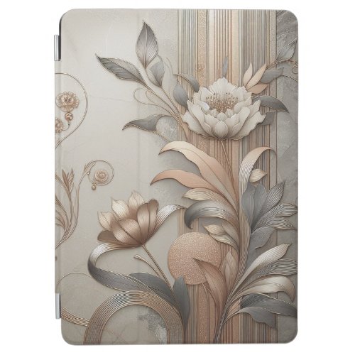 Art Deco Elegant Botanicals and Geometric Luxury iPad Air Cover