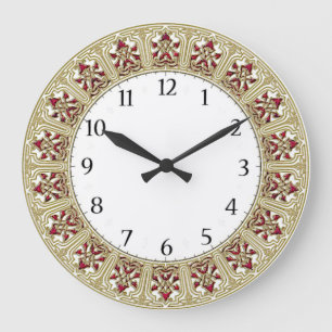 Art Deco Elegant Wall Large Clock