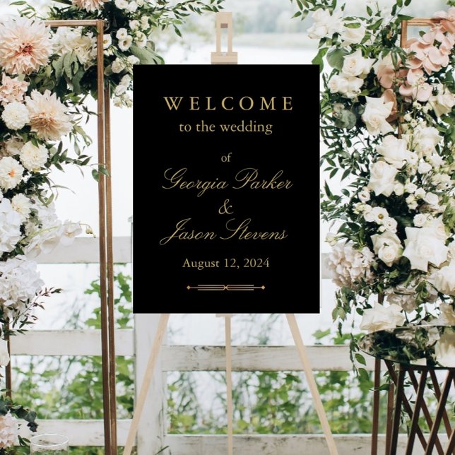 Art Deco Elegant Wedding Sign (Creator Uploaded)
