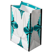 Art deco elements in teal green
