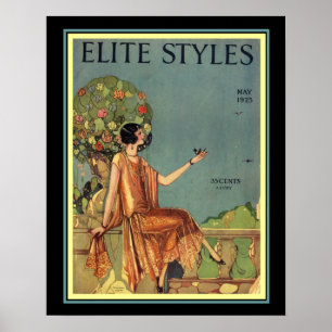 Art Deco Elite Styles Cover 16 x 20 Poster