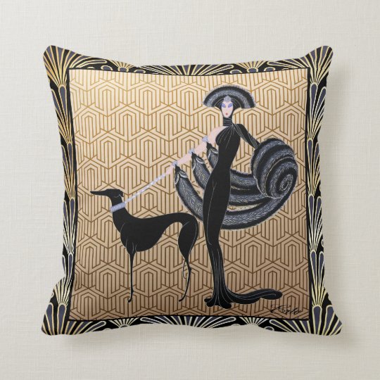 greyhound throw pillows