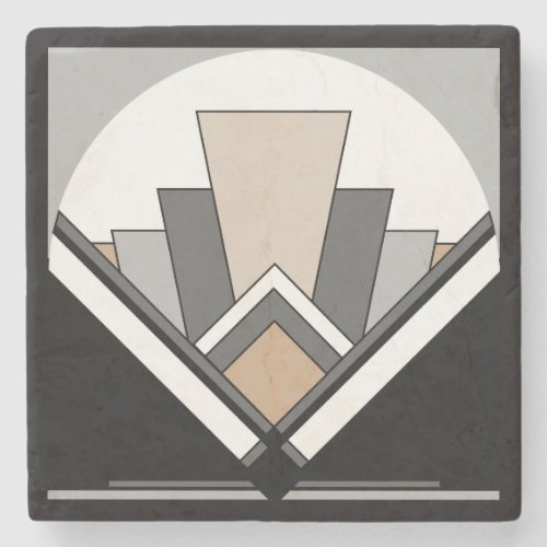 Art Deco Expression Stone Coaster