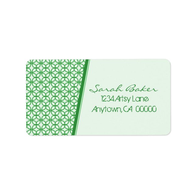 Art Deco Fab Address Labels (Front)