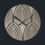 Art Deco Fan Clock<br><div class="desc">Perfect for the art deco home.</div>