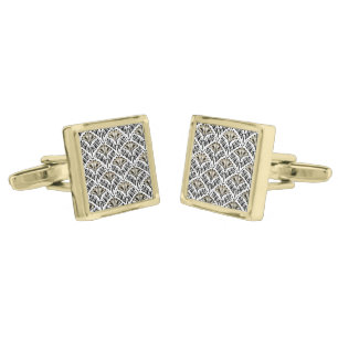 Art Deco Fan Cuff Links