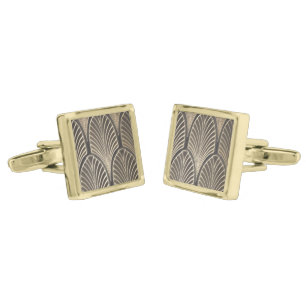 Art Deco Fan Cufflinks