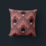 Art Deco Fan Design Pillow<br><div class="desc">Gorgeous Art Deco Fan Design Pillow</div>