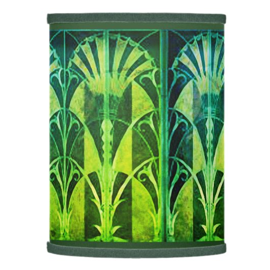 ART DECO FANS 2TABLE LAMP SHADE (Left)