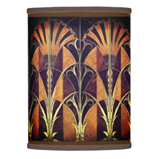 ART DECO FANS 3 TABLE LAMP SHADE (Front)