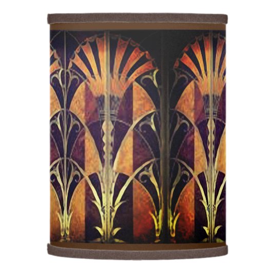 ART DECO FANS 3 TABLE LAMP SHADE (Left)