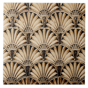 ART DECO FANS CERAMIC TILE