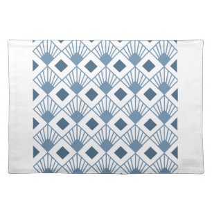 Art Deco Fans Cloth Placemat