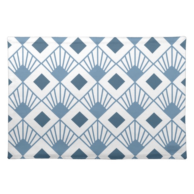 Art Deco Fans  Cloth Placemat (Front)