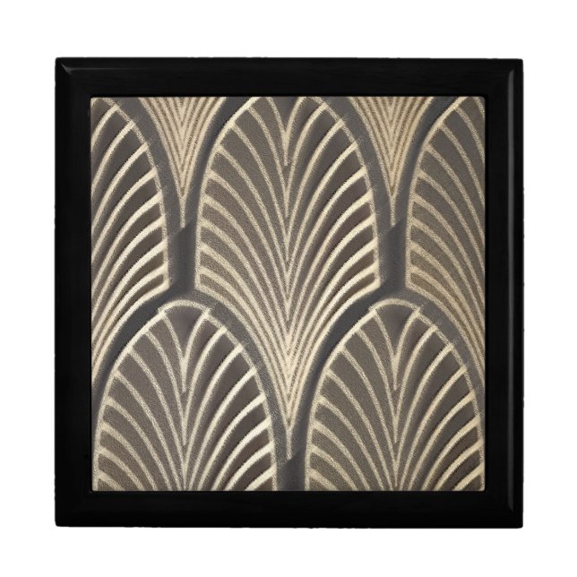 Art Deco Fans Jewerly Box (Front)