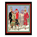 Art Deco Fashion Design Poster 16 x 20