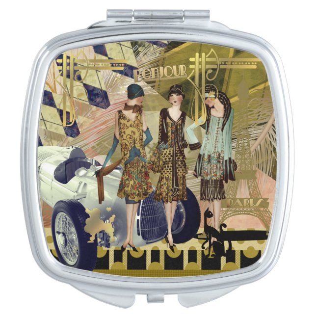 Art Deco Fashion Show  Compact Mirror (Front)