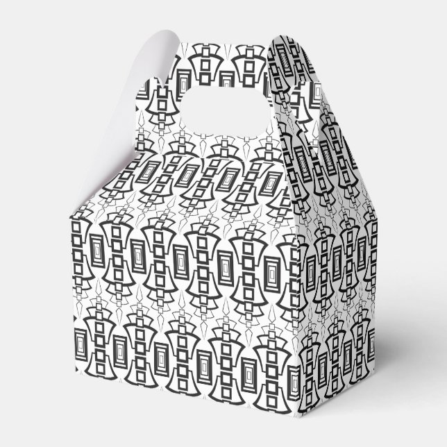 Art Deco Favor Boxes (Front Side)