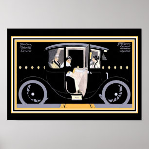 Art Deco Flanders Colonial Ad - 13 x 19 Print