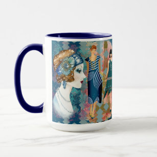 Art Deco Flappers   Mug