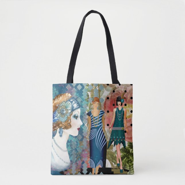 Art Deco Flappers  Tote Bag (Front)