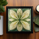 Art Deco Floral Calla Lily Art Nouveau Gift Box<br><div class="desc">Cherish your precious memories and valuables with this exquisite keepsake box. Crafted from lacquered wood and available in golden oak, ebony black, emerald green, and red mahogany, this box is a versatile and decorative piece designed to store your jewelry, collectibles, and more. The soft felt inside ensures protection for your...</div>