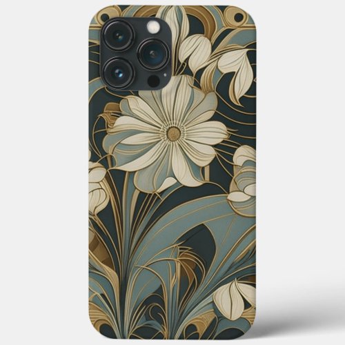Art Deco Floral Design iPhone  iPad case