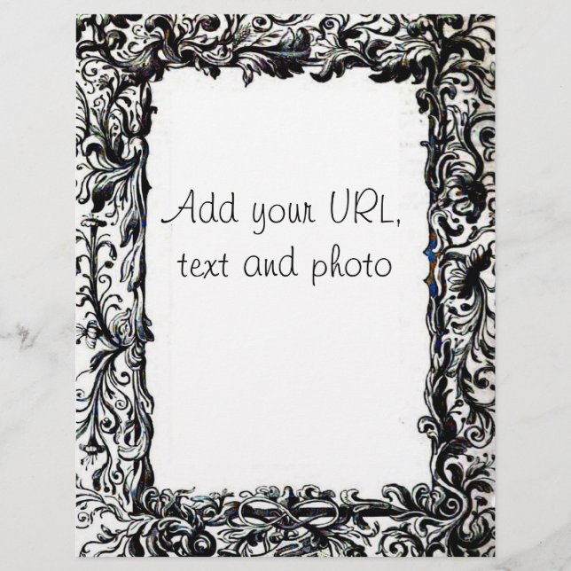 Art Deco Floral Flyers (Front)