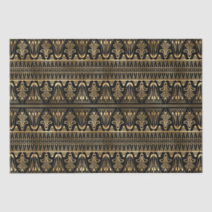 Art Deco Floral Geometric Pattern Design Tissue Paper