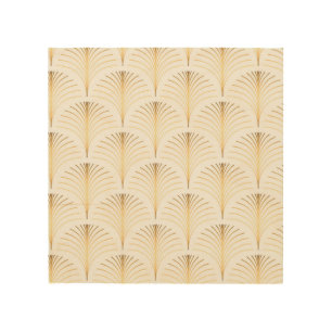 Art Deco Floral: Golden Elegance.