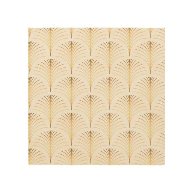 Art Deco Floral: Golden Elegance. (Front)