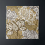 Art deco flower pattern. Flower gold line art. flo Tapestry<br><div class="desc">Art deco flower pattern. Flower gold line art. floral background. 
flower, gold, lotus, vintage, art, art deco, asian,  , background, bloom, blossom, botanical, botany, chinese, closeup, drawing, drawn, element, endless, fabric, vintage, retro, illustration, </div>