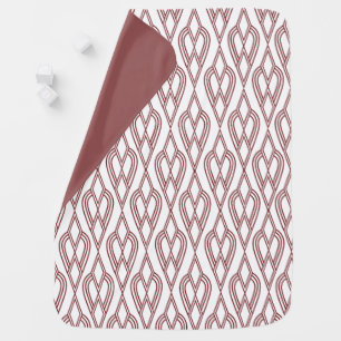 Art Deco Flowerbeds  Baby Blanket