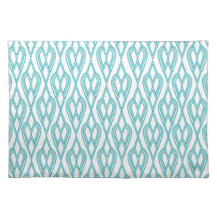 Art Deco Flowerbeds Cloth Placemat