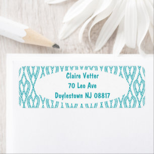 Art Deco Flowerbeds  Label