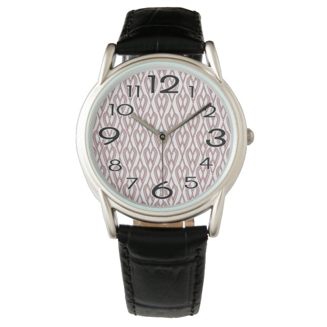 Art Deco Flowerbeds  Watch (Front)
