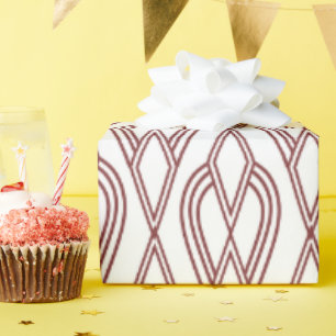 Art Deco Flowerbeds Wrapping Paper