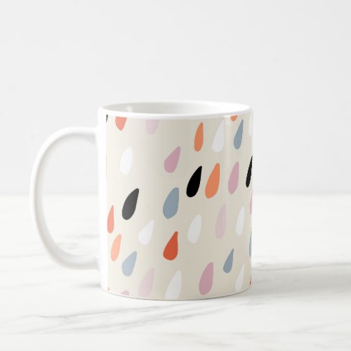 Art Deco Flowers Modern Seamless Coffee Mug