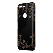 Art Deco Flowers On Black Uncommon Google Pixel Case (Back/Left)