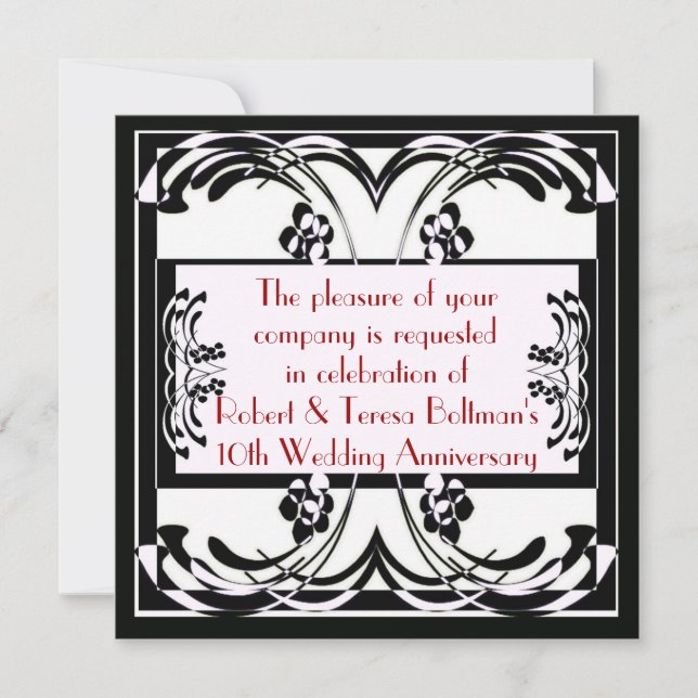 Art Deco Formal Invitation (Front)